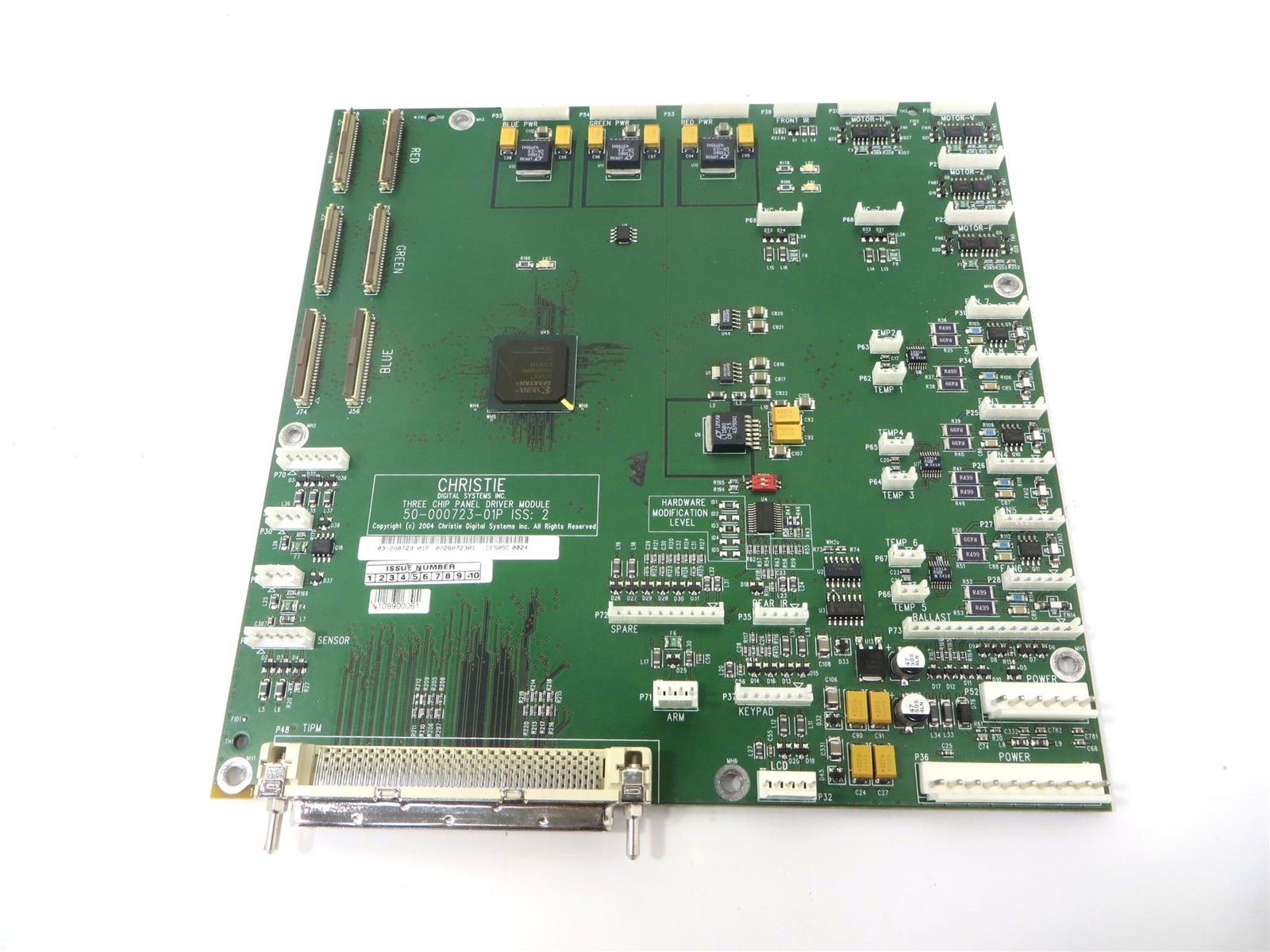 CHRISTIE 03-260723-01P Three Chip Panel Driver Module 50-000723-01P ISS:2