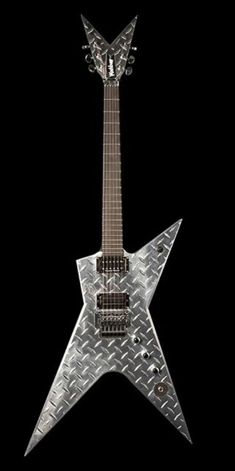 Dimplate Dimbag Darrell Electric Guitar Iron Diamond Plate , Floyd Rose Tremolo