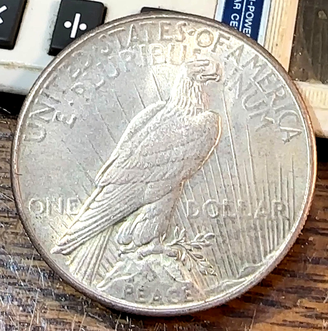 1935 Peace Dollar Nice Original White BU+ CHRC