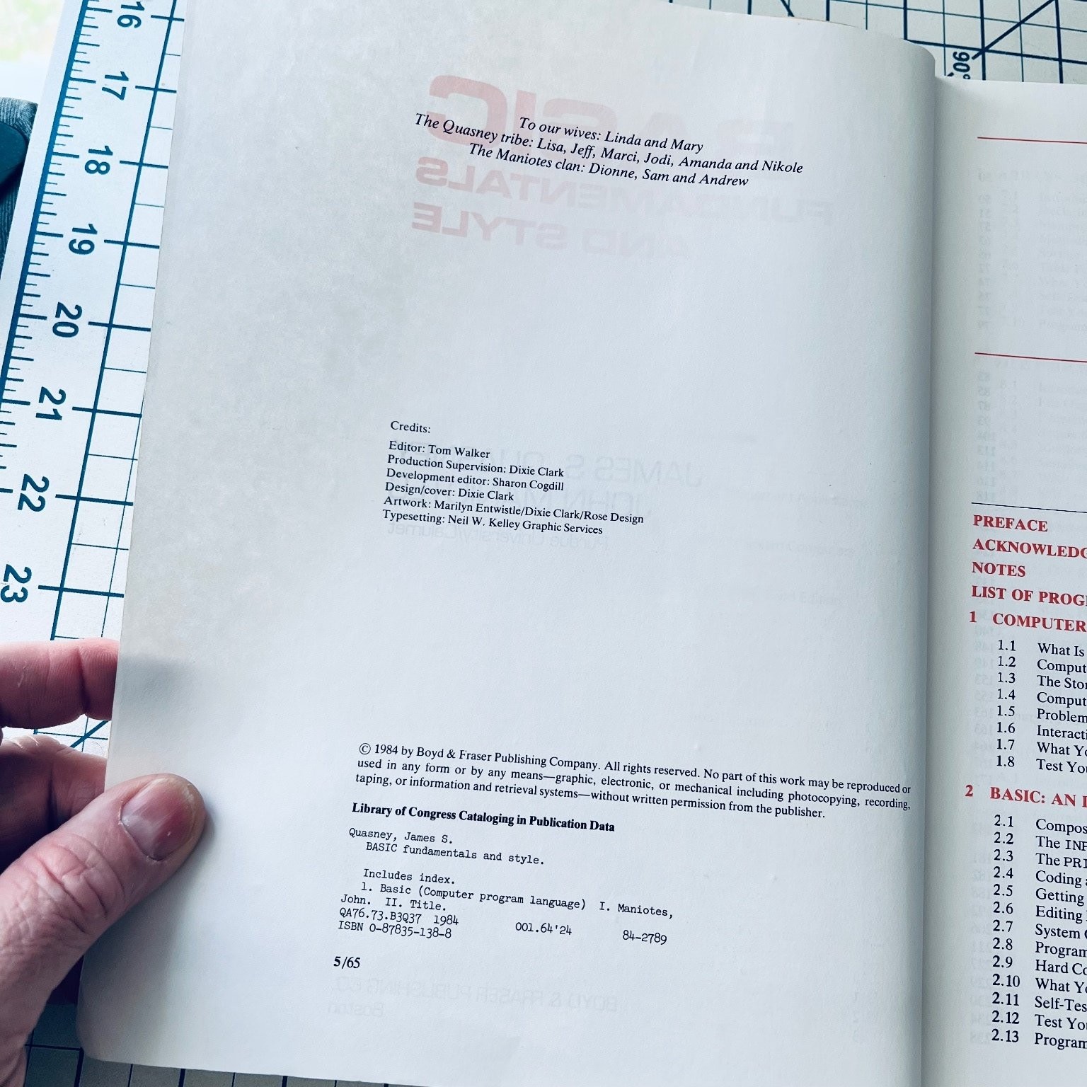 BASIC Fundamentals and Style Programming 1984 Quasney Maniotes Vintage Computing