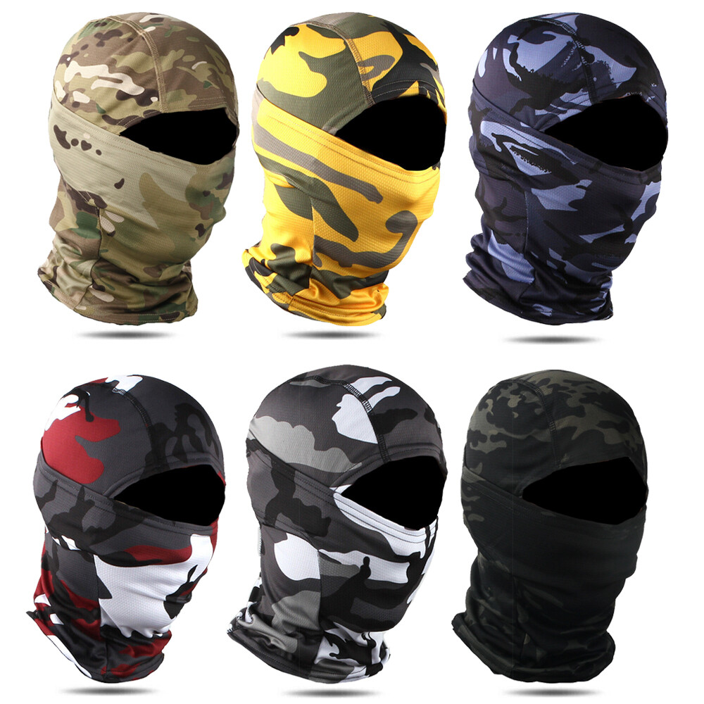 Tactical Fishing Balaclava Face Mask Scarf Mask Neck Gaiter Bandana Headwear