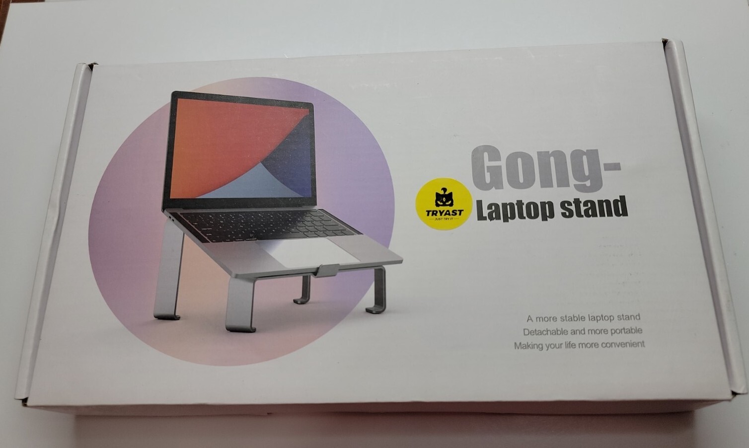 Gong Portable Adjustable Aluminum Laptop Stand
