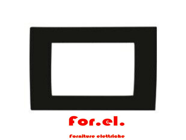 3P PLATE GLOSSY BLACK 7833.T.NL MARLANVIL CLASSIC