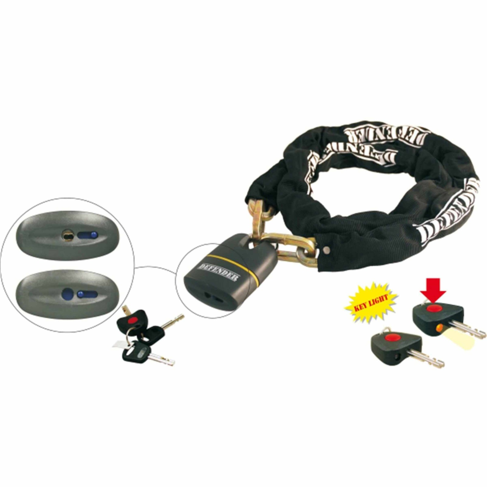 RMS R28800 ANTI-THEFT CHAIN 140X5CM MOTORCYCLE 1400X50 MM