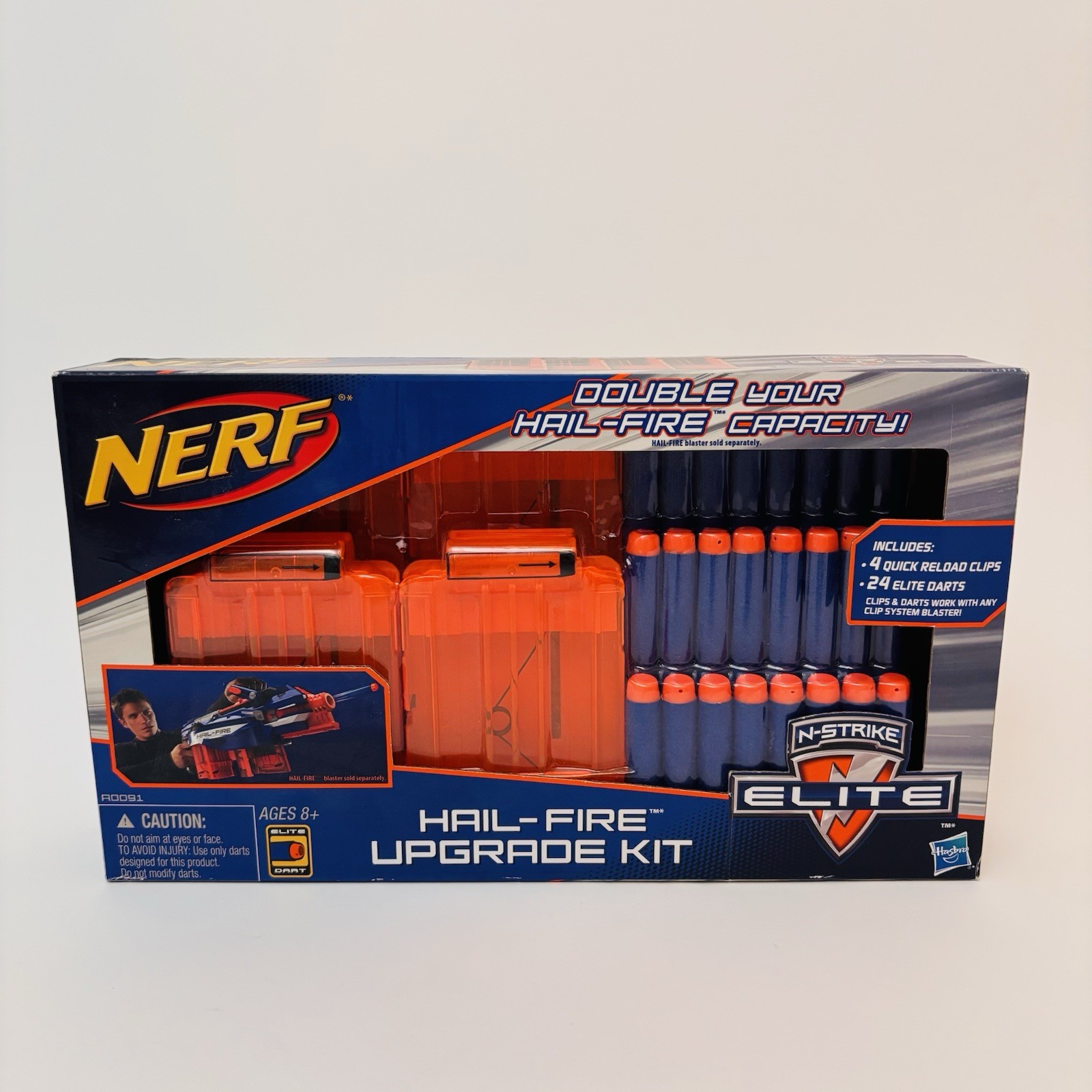 Hasbro Nerf Hail Fire Upgrade Kit 4 Quick Reload Clips Brand New Factory Sealed