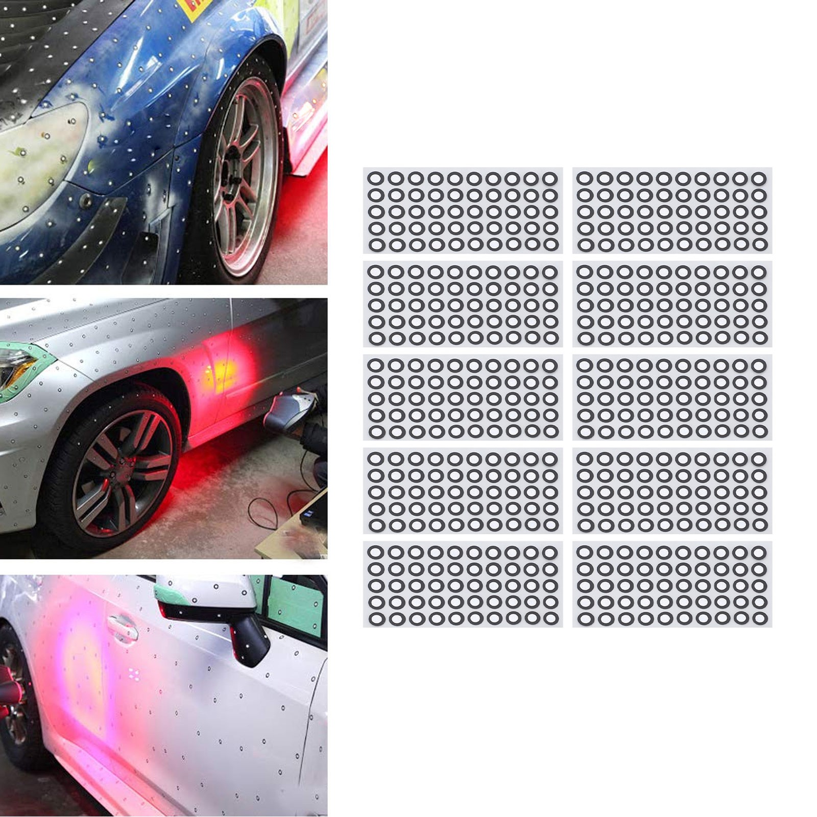 1000Pcs 3D Scanning Marker ID 6mm OD 10mm Tracking Reference Point Marker Part