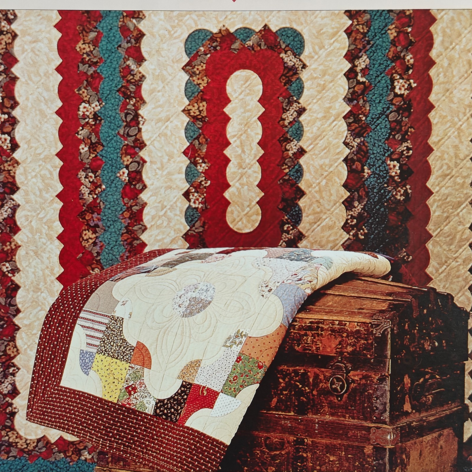 4" Drunkard’s Path Quilting Templates Set A&B + Booklet QS13 Jorgenson 1991