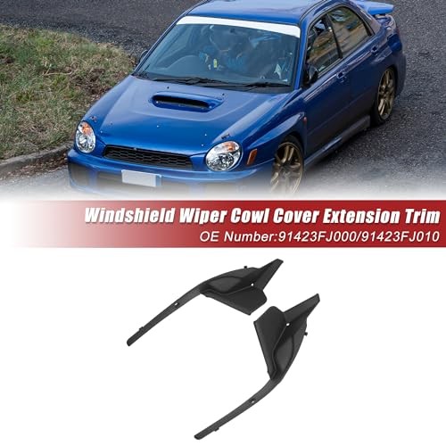 Front Windshield Wiper Cowl Cover Extension Trim - Plastic Panel - Front Cowling
