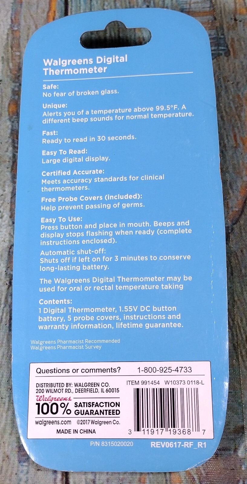 Walgreens Digital Thermometer - 30 Seconds - NEW
