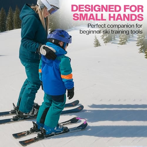 Wedgease Ski Tip Connector - Learn to Ski - Teaches Speed Control, Making PINK