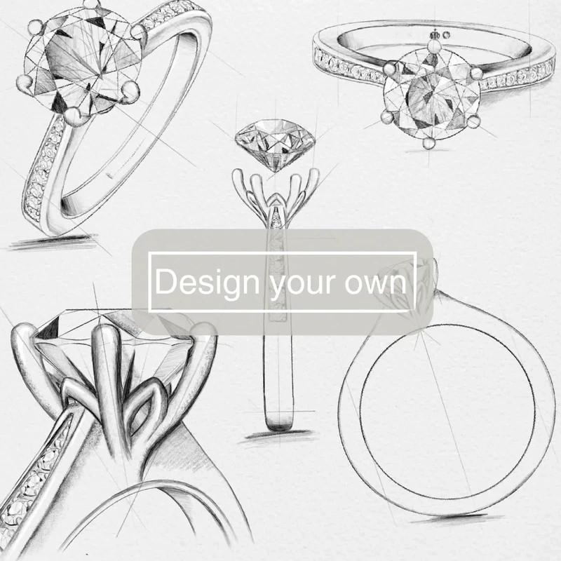 1.2ct Ruby & Diamond Open Bypass Design Engagement Ring 14k SOLID White Gold
