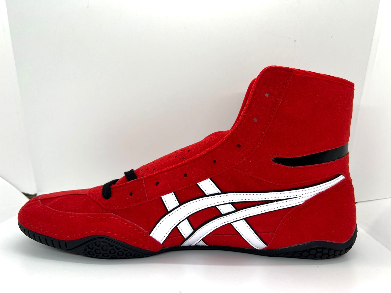 asics Boxing Wrestling Shoes Red White Black EX-EO New TWR900 1083A001
