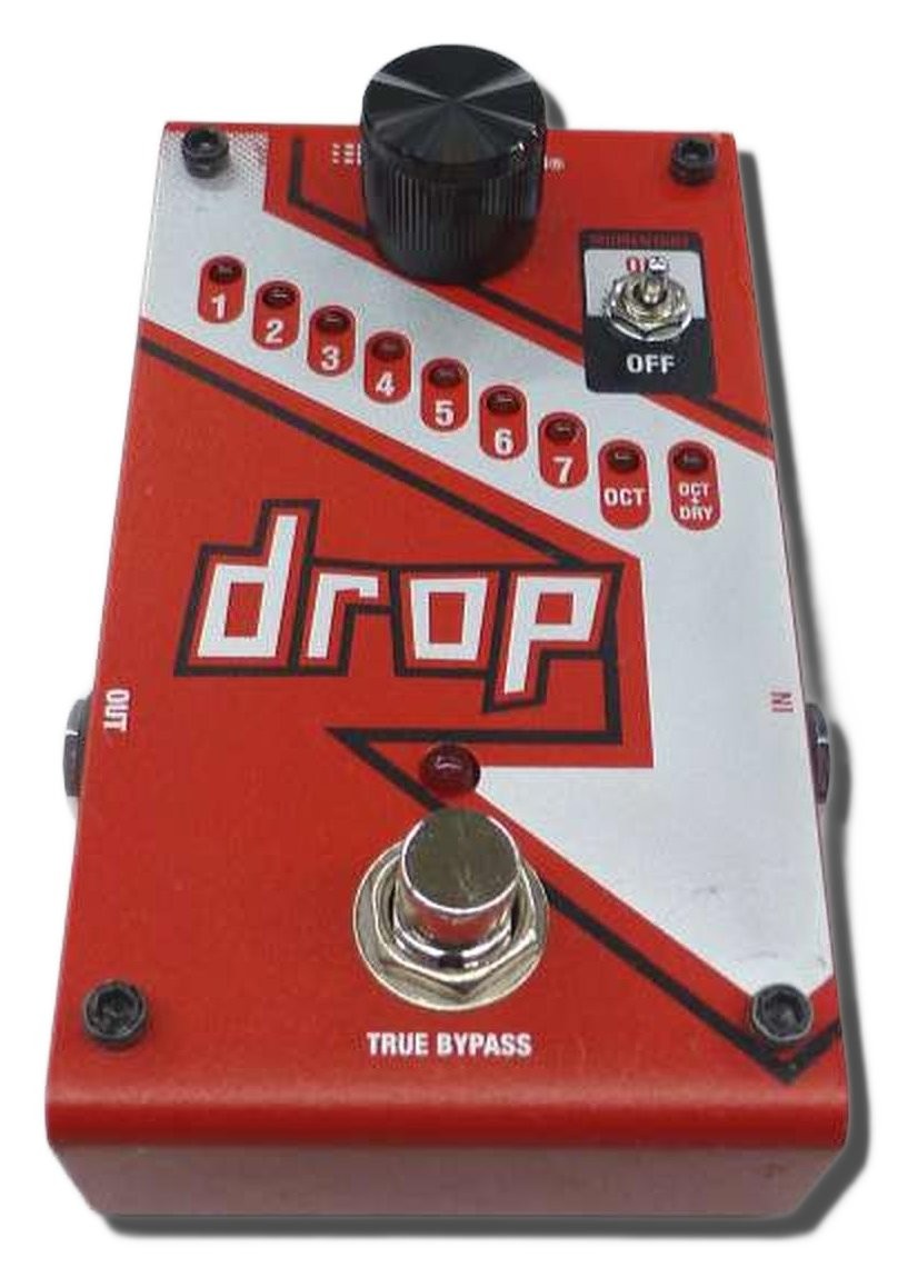 DigiTech Drop-V-01 Shifter Effects Pedal Tested & Works 53488