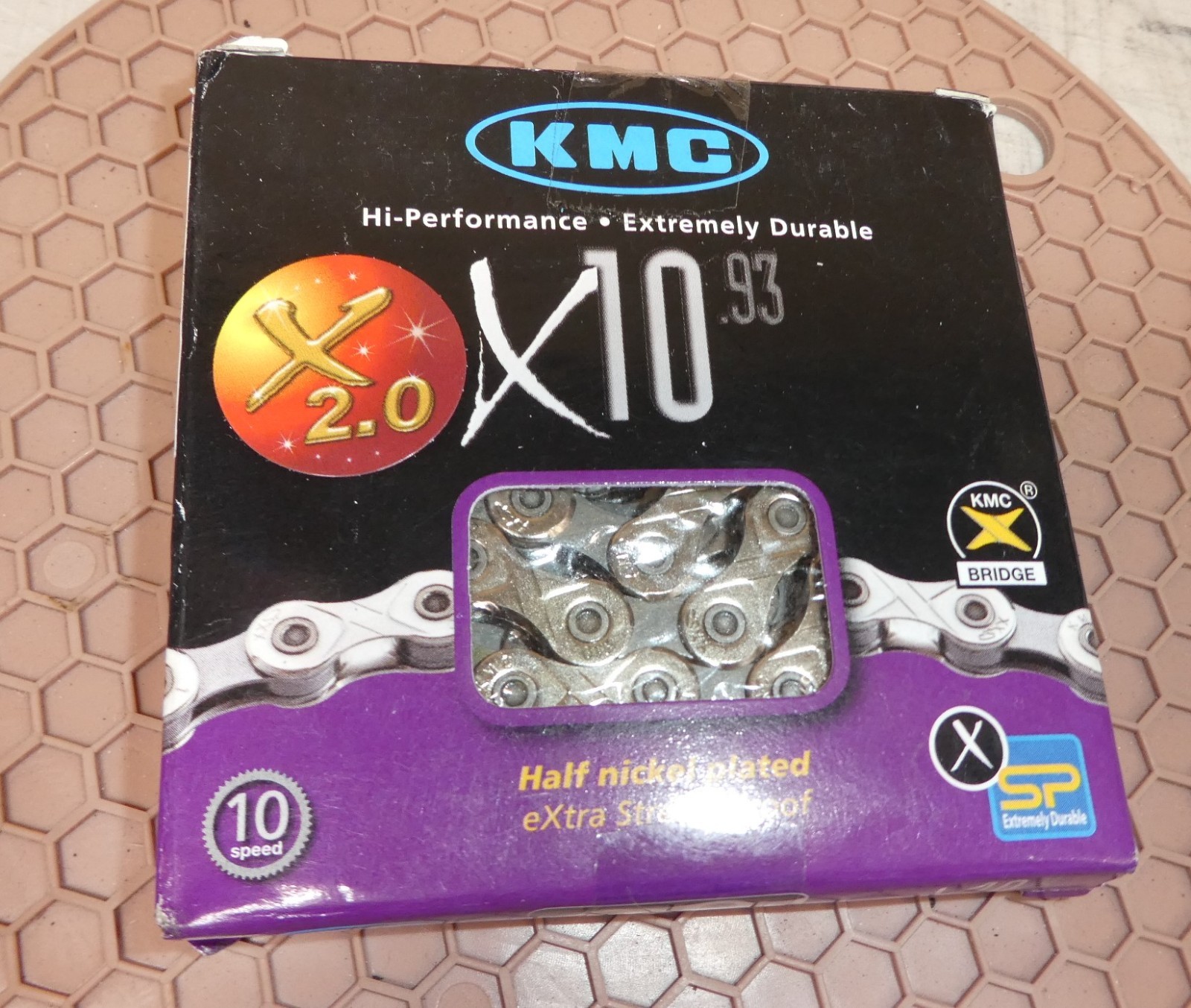 KMC X10 10 speed Chain, Silver, NEW, 116 links, comes with master link