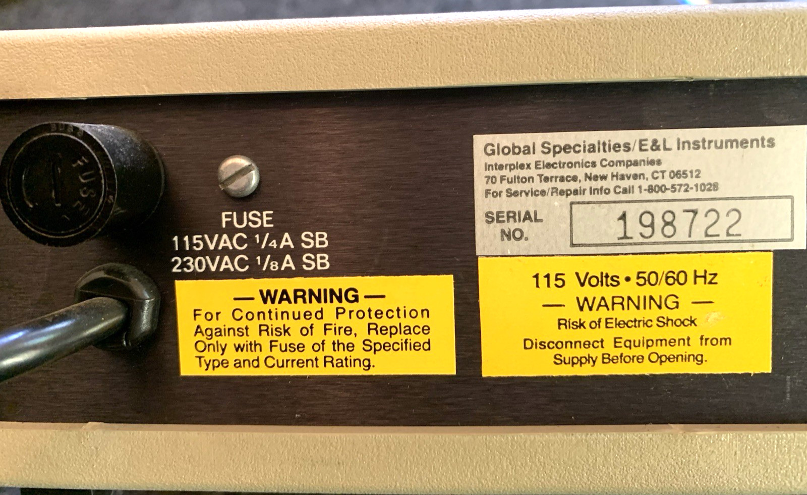 Global Specialties 2001 Function Generator $87 + FREE SHIPPING
