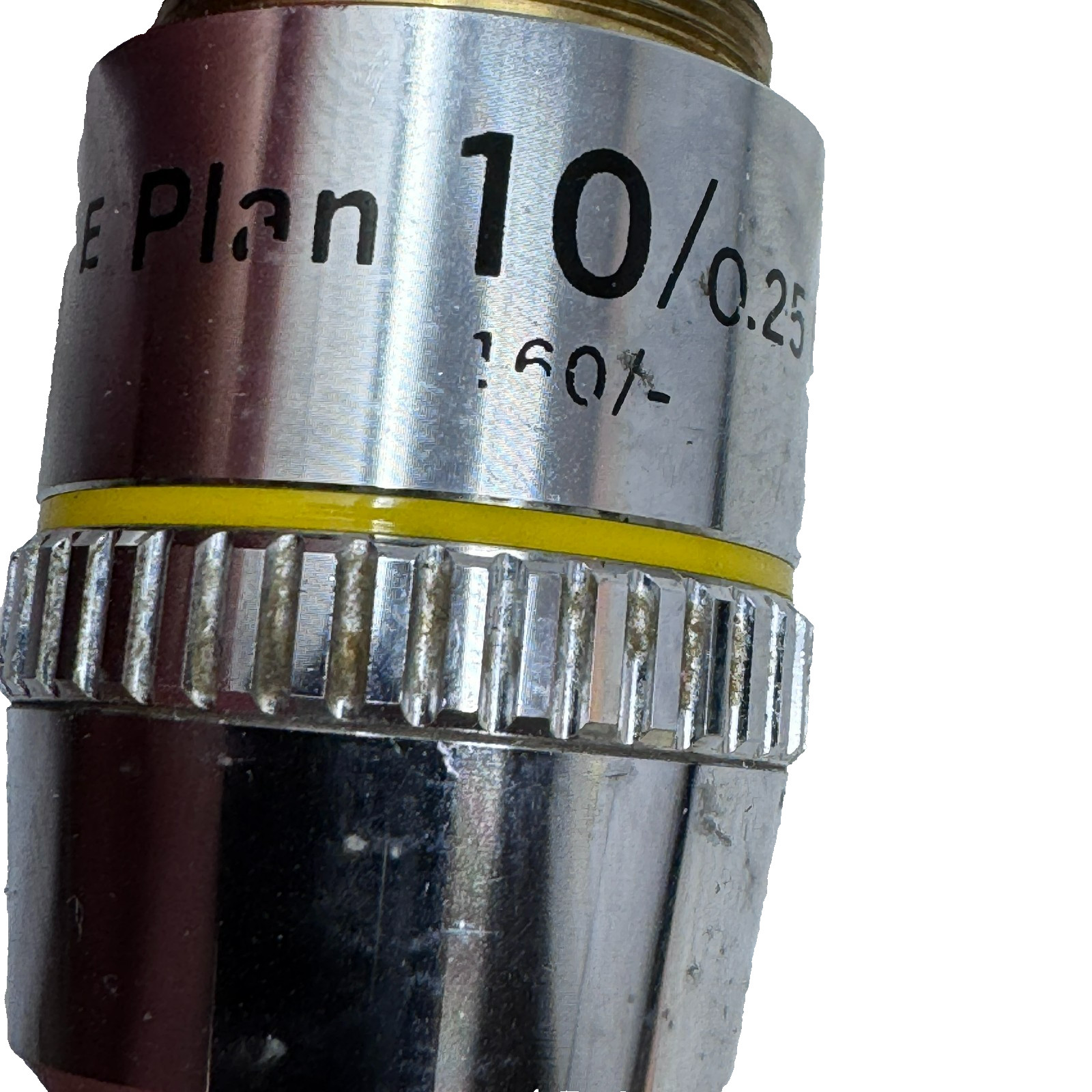 Nikon Microscope Objective Lens Set Plan 10x, 40x, 50x, 100x Oil 160mm