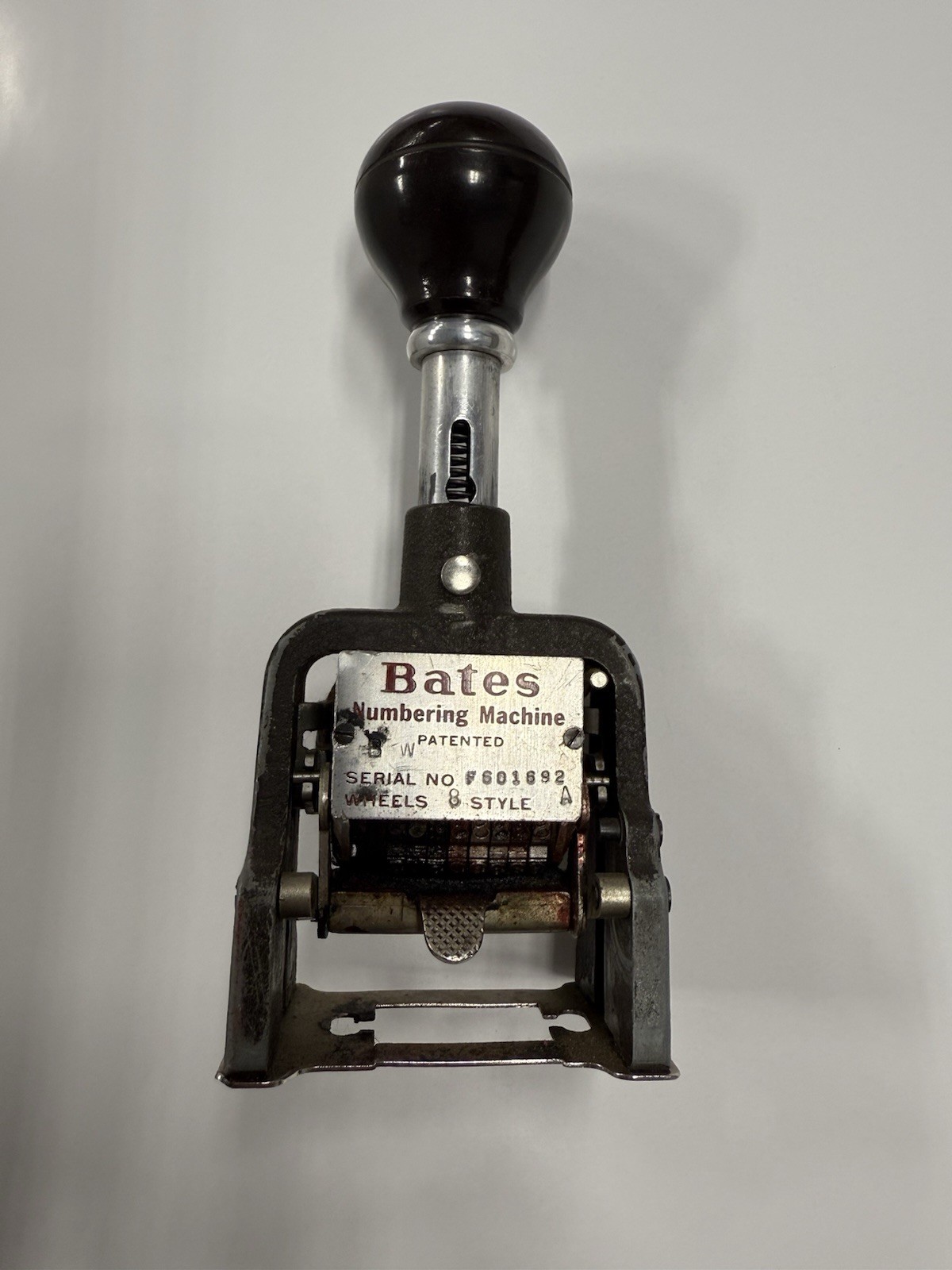 Vintage Bates Multiple Movement Numbering Machine Numeroteur f601682
