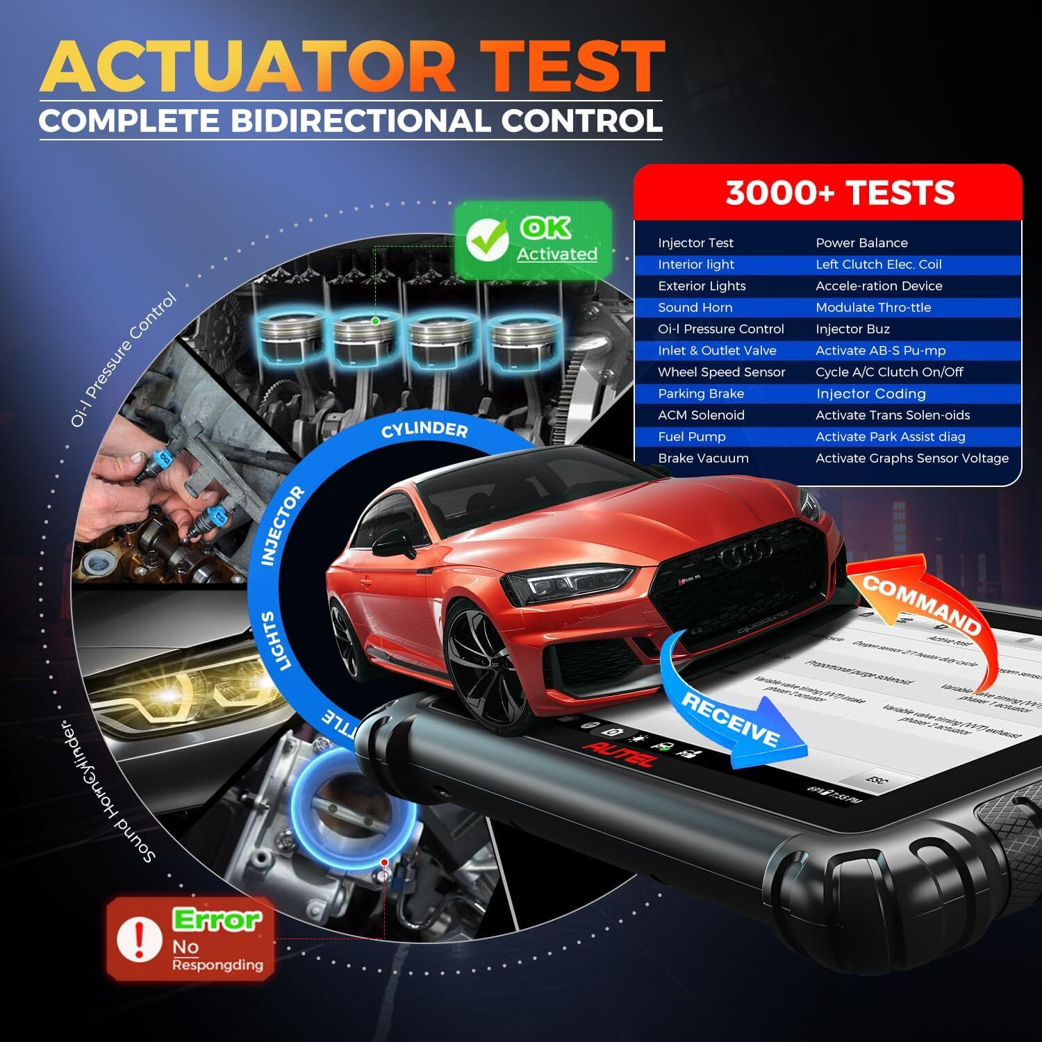 Autel MaxiSYS MS906 Pro ECU Coding Full System Diagnostic Scanner AS MK906 PRO