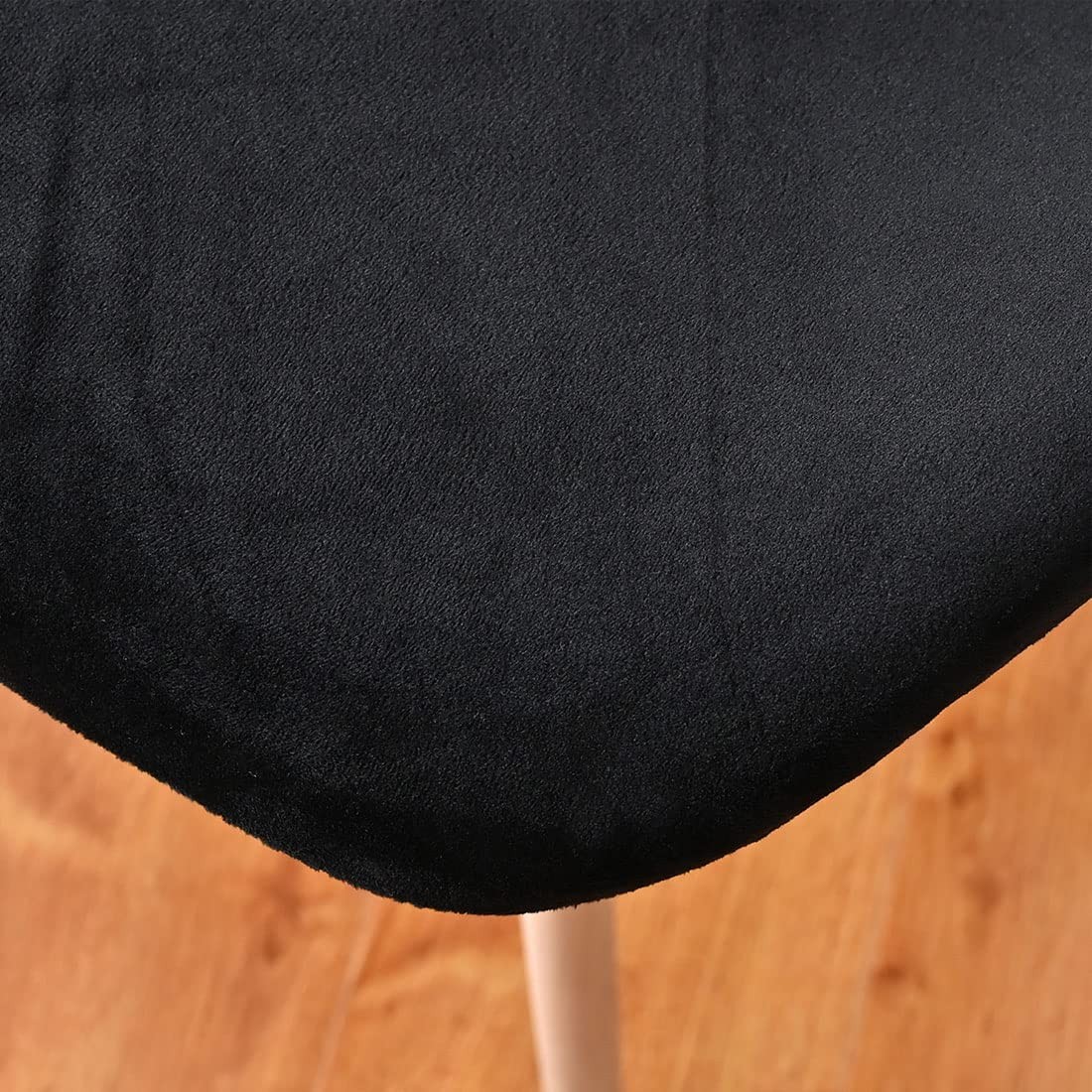 2 Pack Counter Height Bar Chairs Cover Velvet Swivel Bar Stools Slipcovers St...