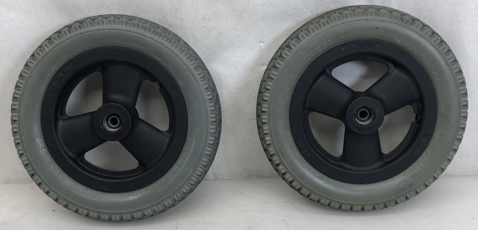 QUICKIE IRIS Drive Pair PR1MO POWER EXPRESS Wheels Tires 12 1/2" x 2 1/4" 62-203
