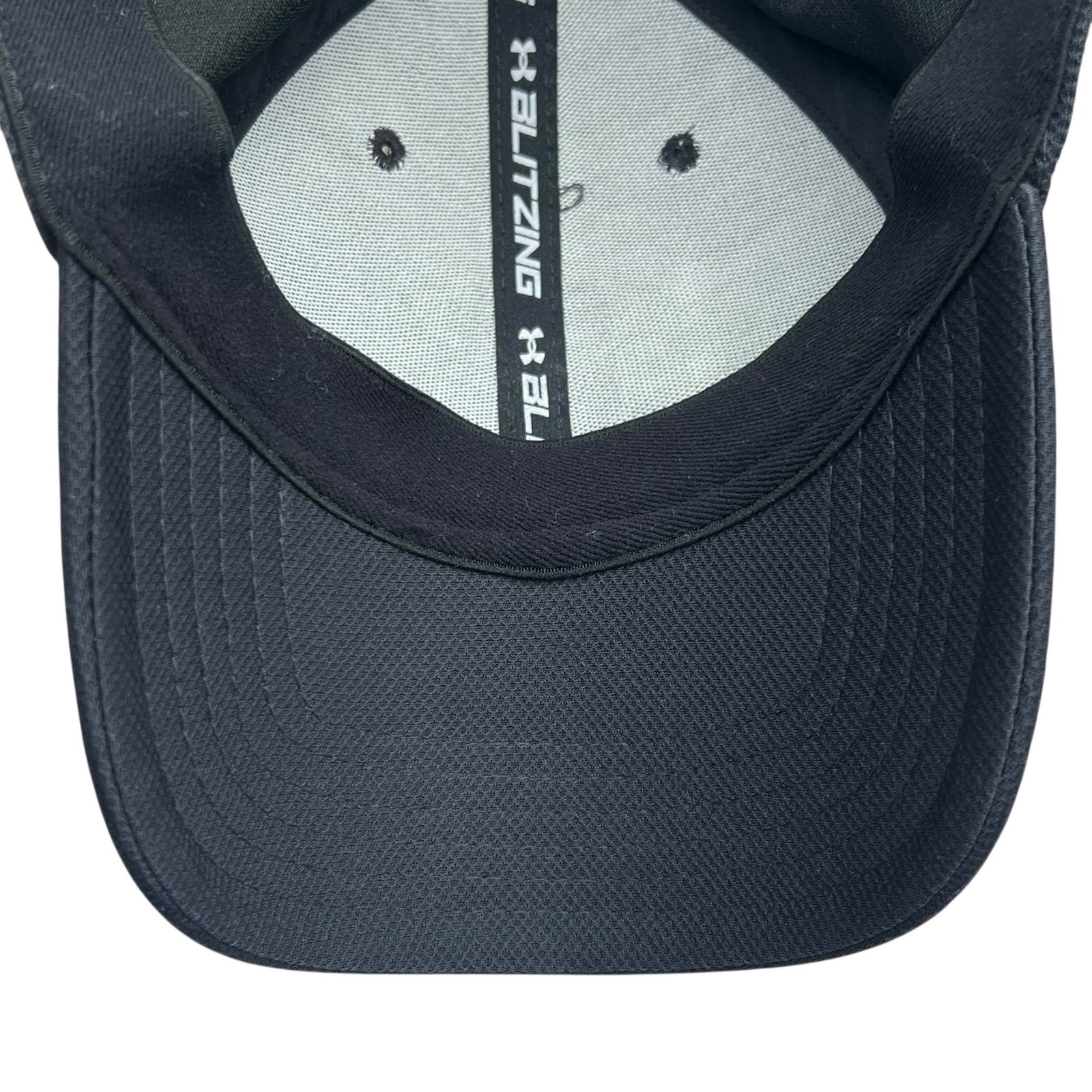 Under Armour Hat Men M/L Black Blitzing 3.0 Low Stretch Performance Golf Active