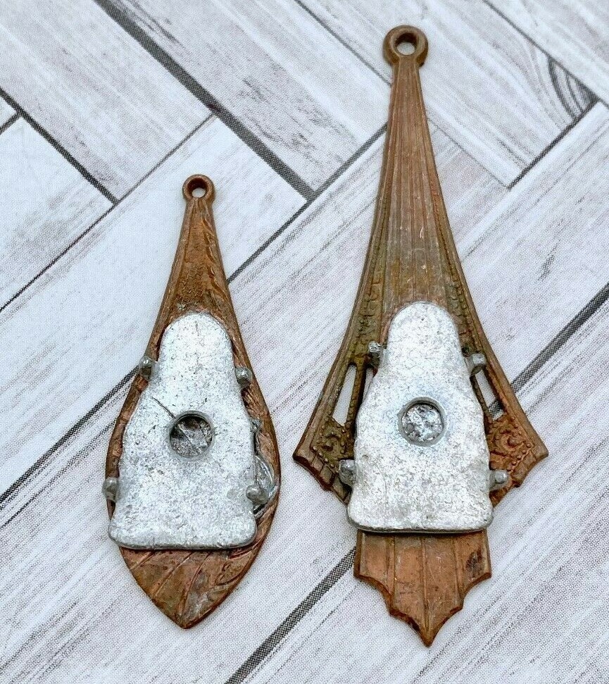 Pair Of Vintage 1920s Brass Findings (BP4)