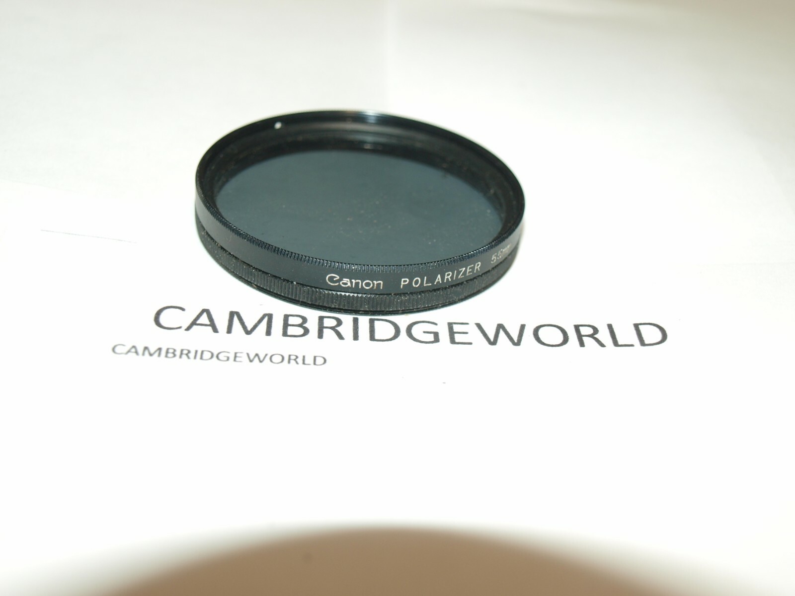 Genuine Canon Brand 55mm Screw in Rotating Polarizer Polarizing Filter