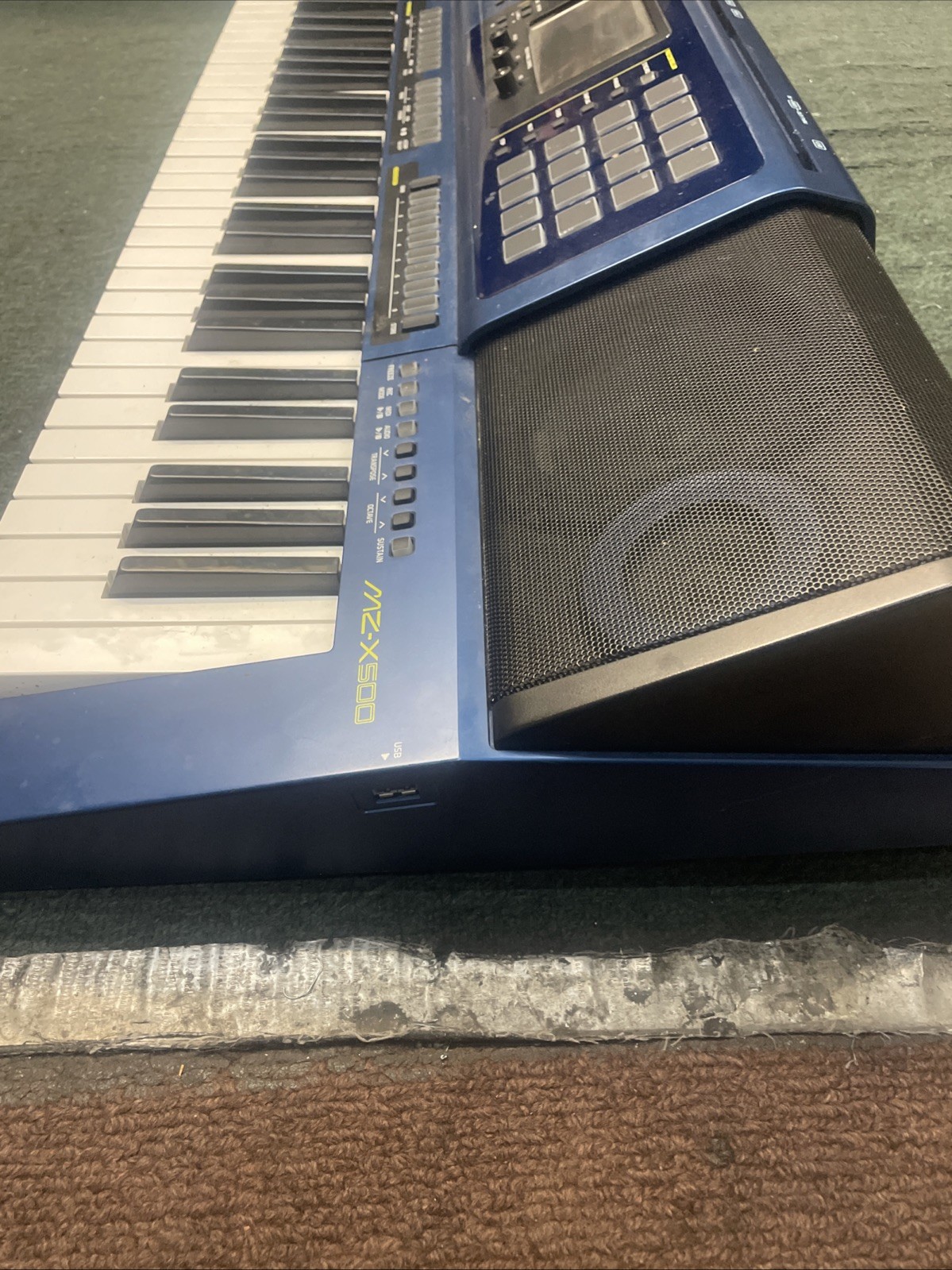 Casio MZ-X500 61-Key Workstation Keyboard Synth *Untested*