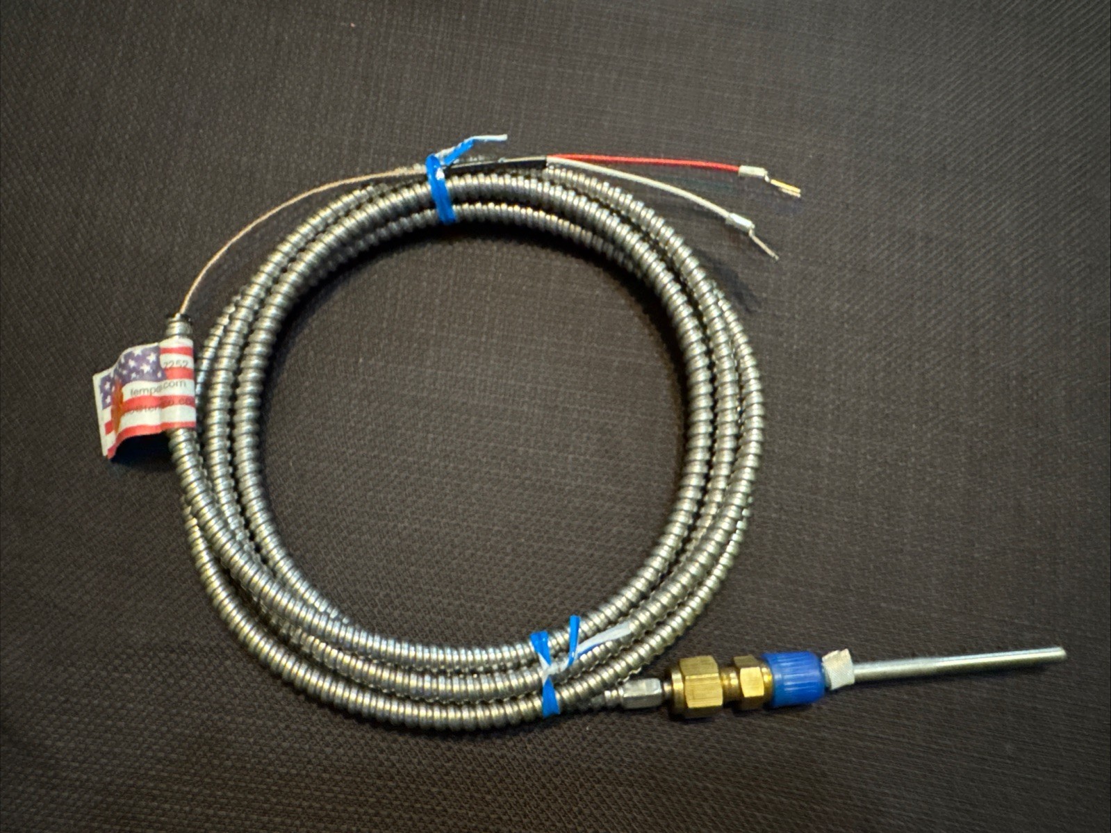 TCP60089 TEMPCO Thermocouple Probe: 32°F to 1,400°F /0°C to 760°C Grainger 3AAA5