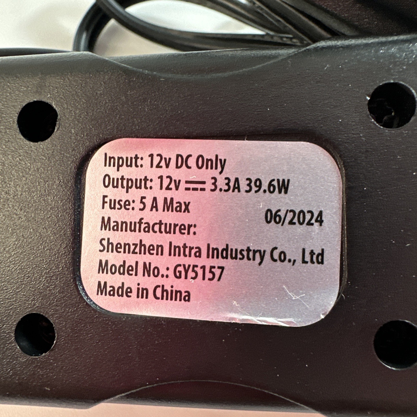 Goodyear 12Volt Heated Travel Blanket controller only GY5157