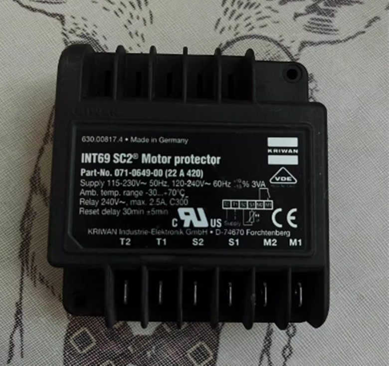 1pcs new KRIWAN compressor protection module INT69 SC2 071-0649-00(22A420)