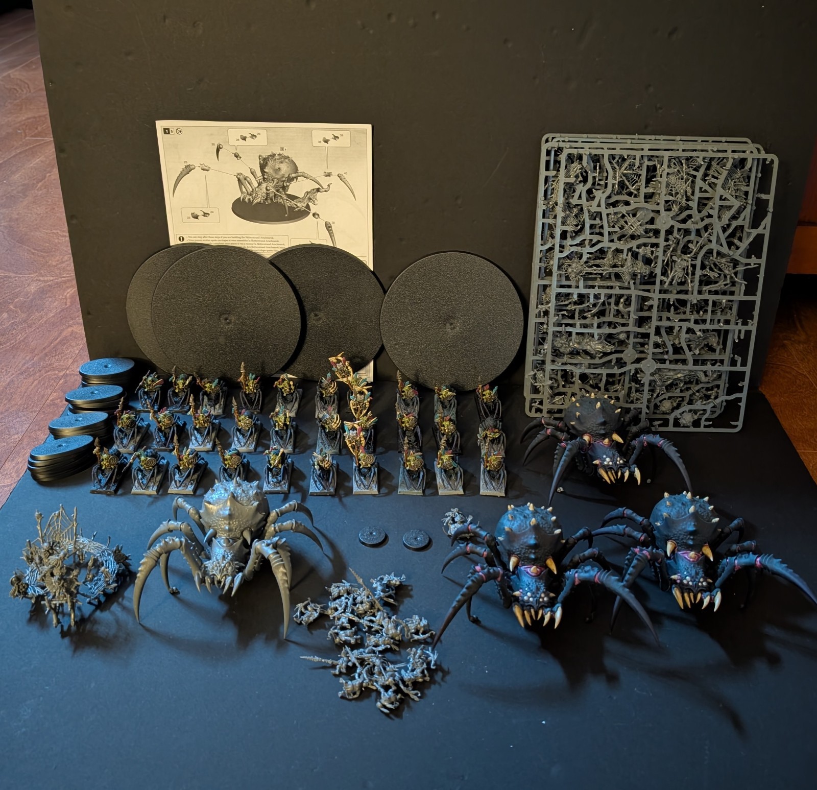 Gloomspite Gitz Spider Army, For Age Of Sigmar, Warhammer, Orcs & Goblins