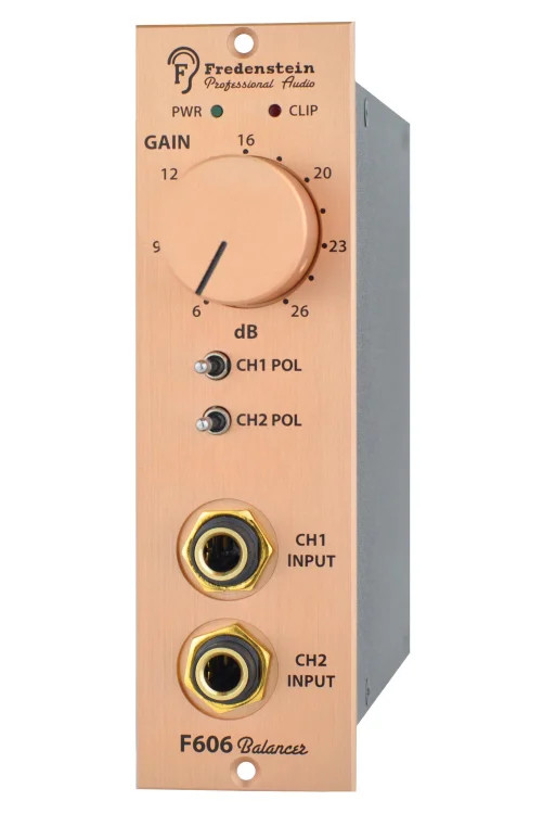 Fredenstein F606 Balancer 500 Series 2-channel Unbalanced to Balanced Converter