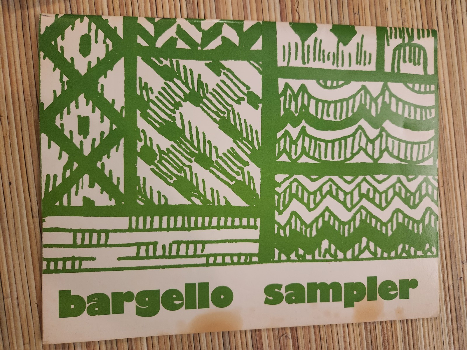 Bargello Vintage Stitching Booklet by Nancy Nolan Kurten Sign of the Bee Inc.