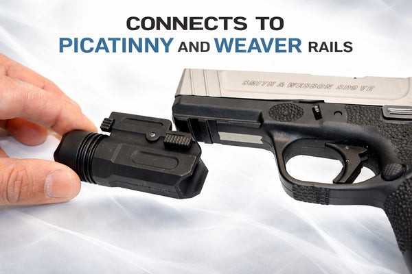 Trinity 300 Lumen Tactical Flashlight for Canik TTI Quick Release Picatinny Rail