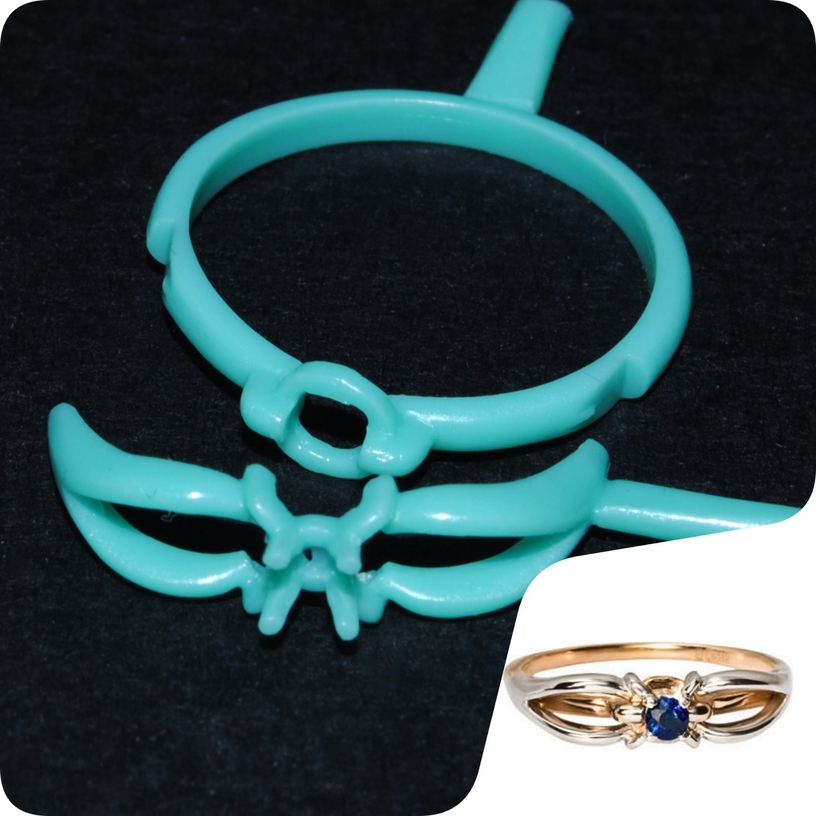 1 pc Ladie's Ring Wax Patterns for Lost Wax Casting Jewelry/waxes_60493