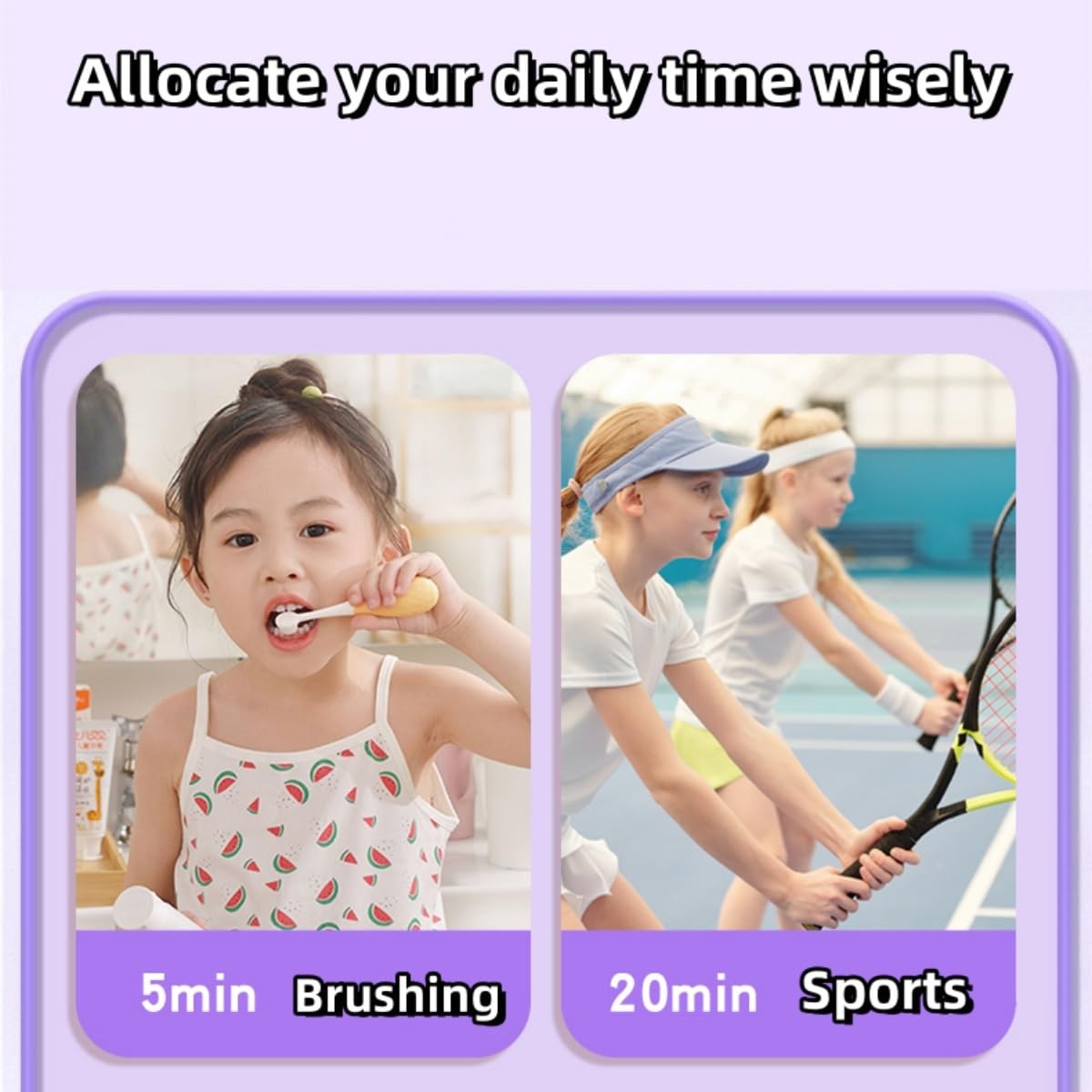 Kids Visual Timer Cute Rainbow - 60 Minute Countdown Timer Time Management fo...