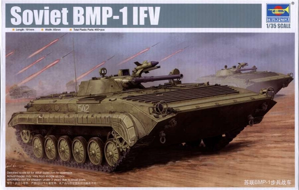 Trumpeter 05555 SOVIET BMP-1 IFV 1/35 Model Kit-