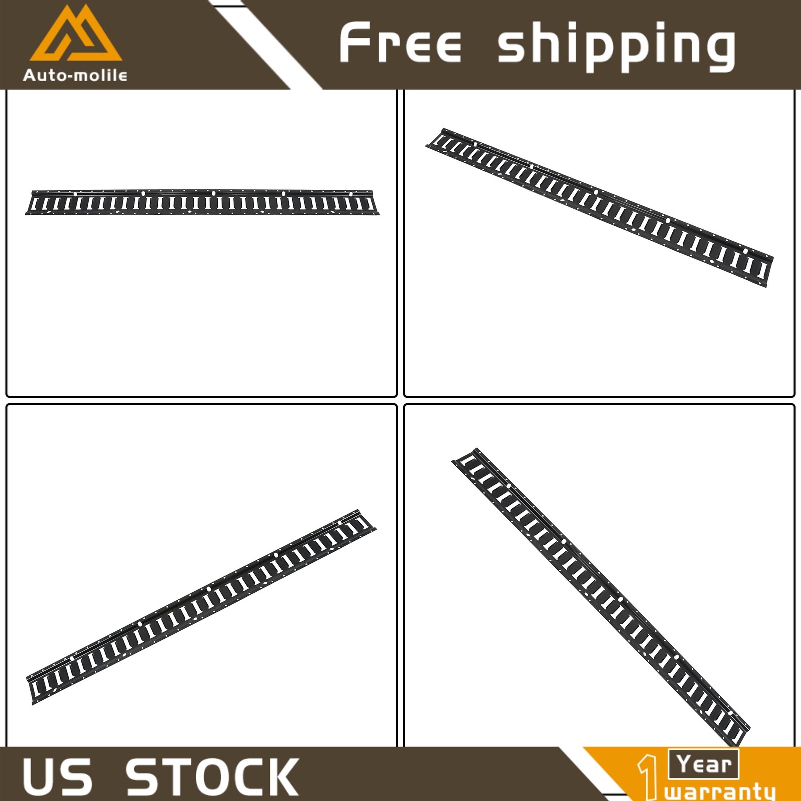 Horizontal Heavy Loads 18 Pack 5'E Track Tie Down Enclosed Trailer For Trucks