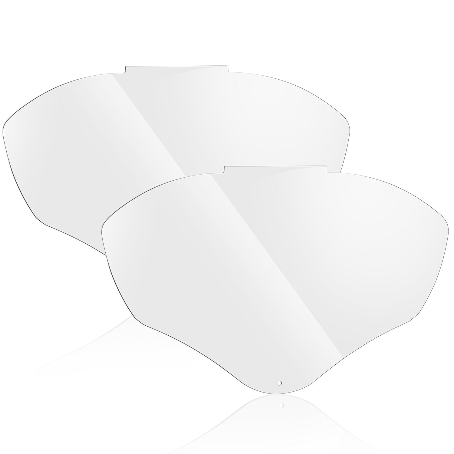 Impact-Resistant Polycarbonate Face Shield Replacement for Various Activities