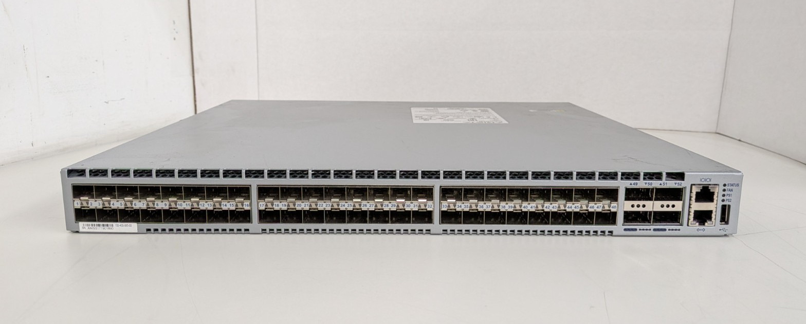 Arista DCS-7050SX-64-R dual power switch