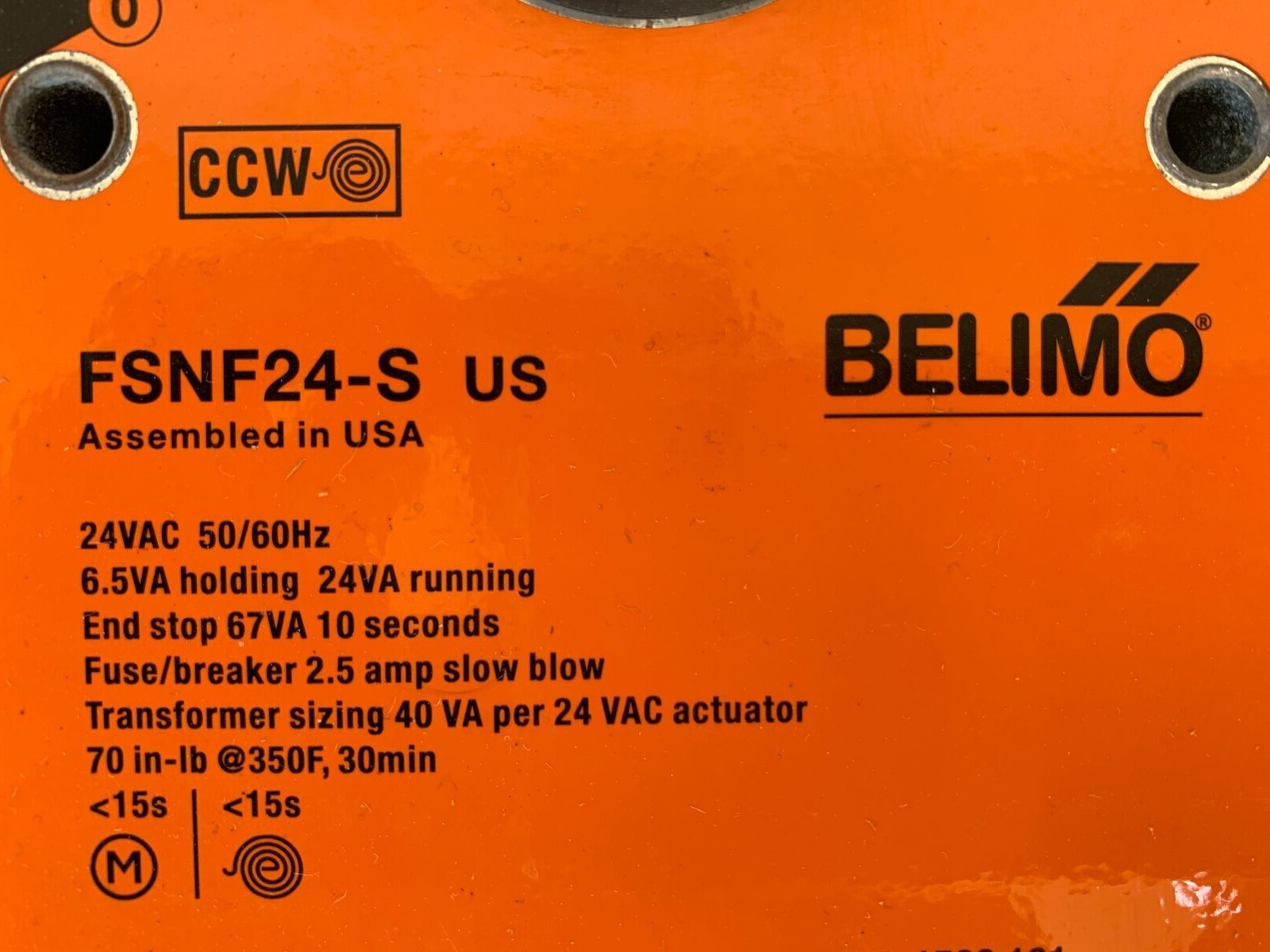 BELIMO / Spring Return Actuator / FSNF24-S US