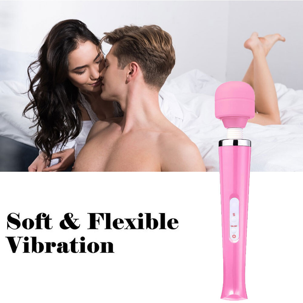 20 speed/10 vibration Handheld Vibrating Massager Wand Full Body Massage Stick