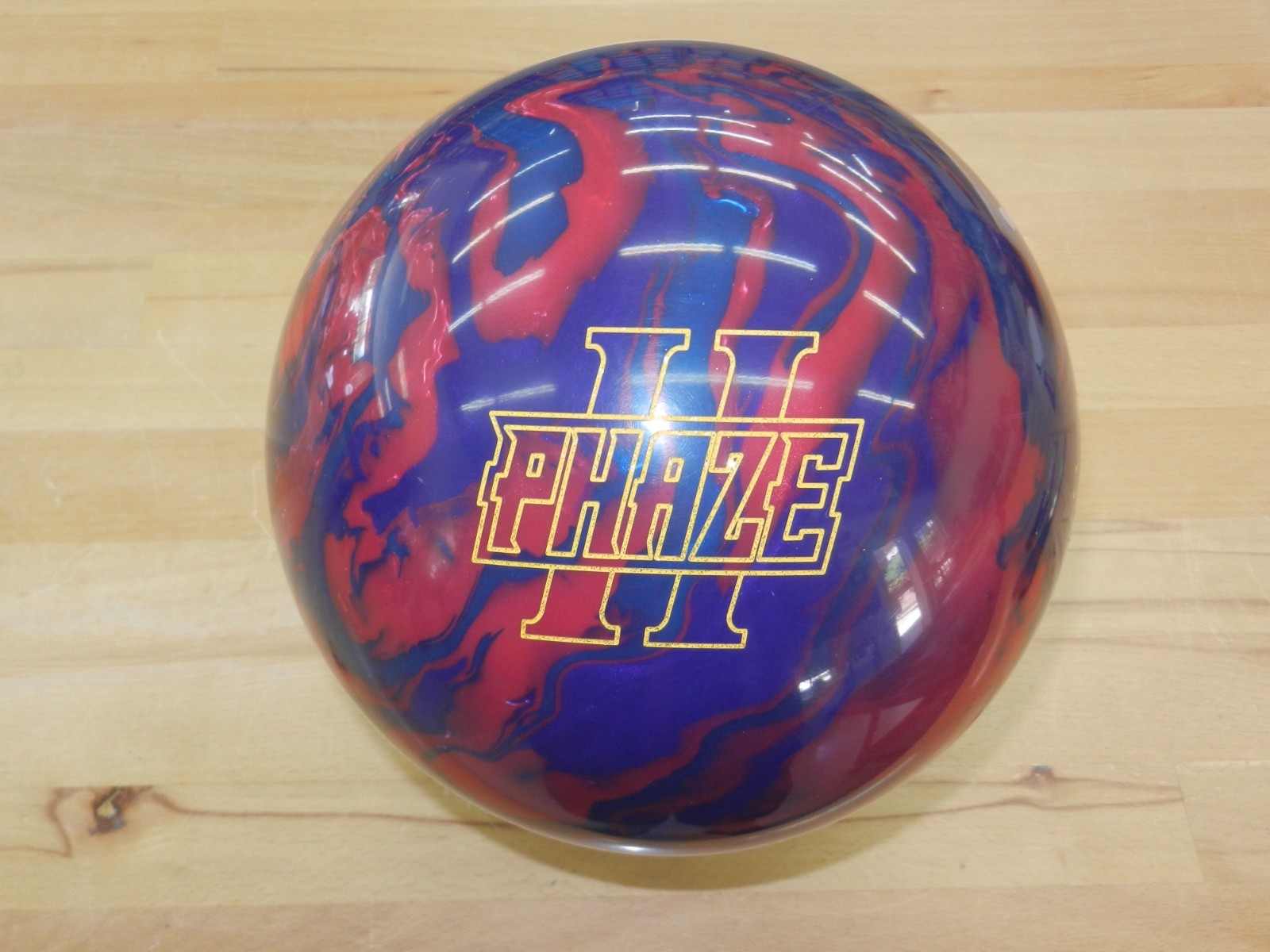 NIB 15# Storm Phaze II Pearl Bowling Ball w/Specs of 15.2/3-3.5" Pin/2.96oz TW