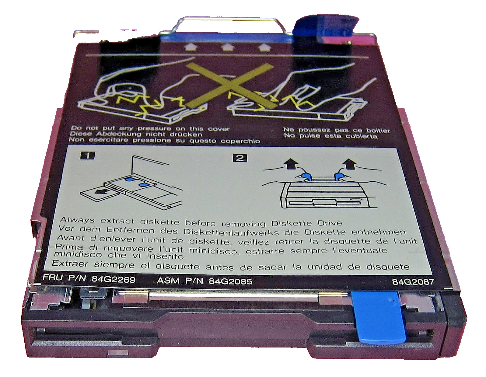 Genuine TEAC FD-05HG Internal Laptop Floppy Disk Drive 19307526-68