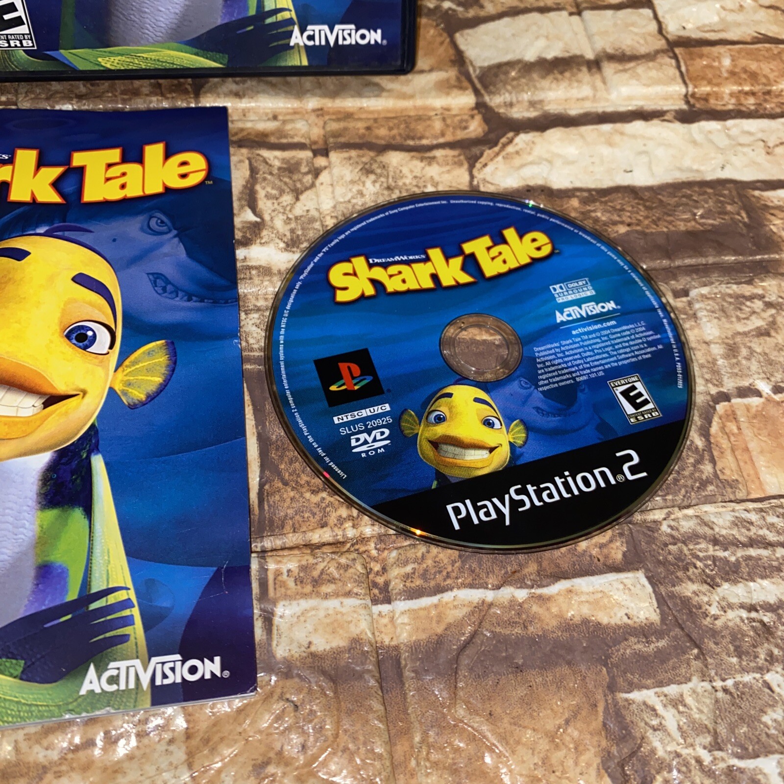 Shark Tale (Sony PlayStation 2, 2004) Complete With Manual Free🚢