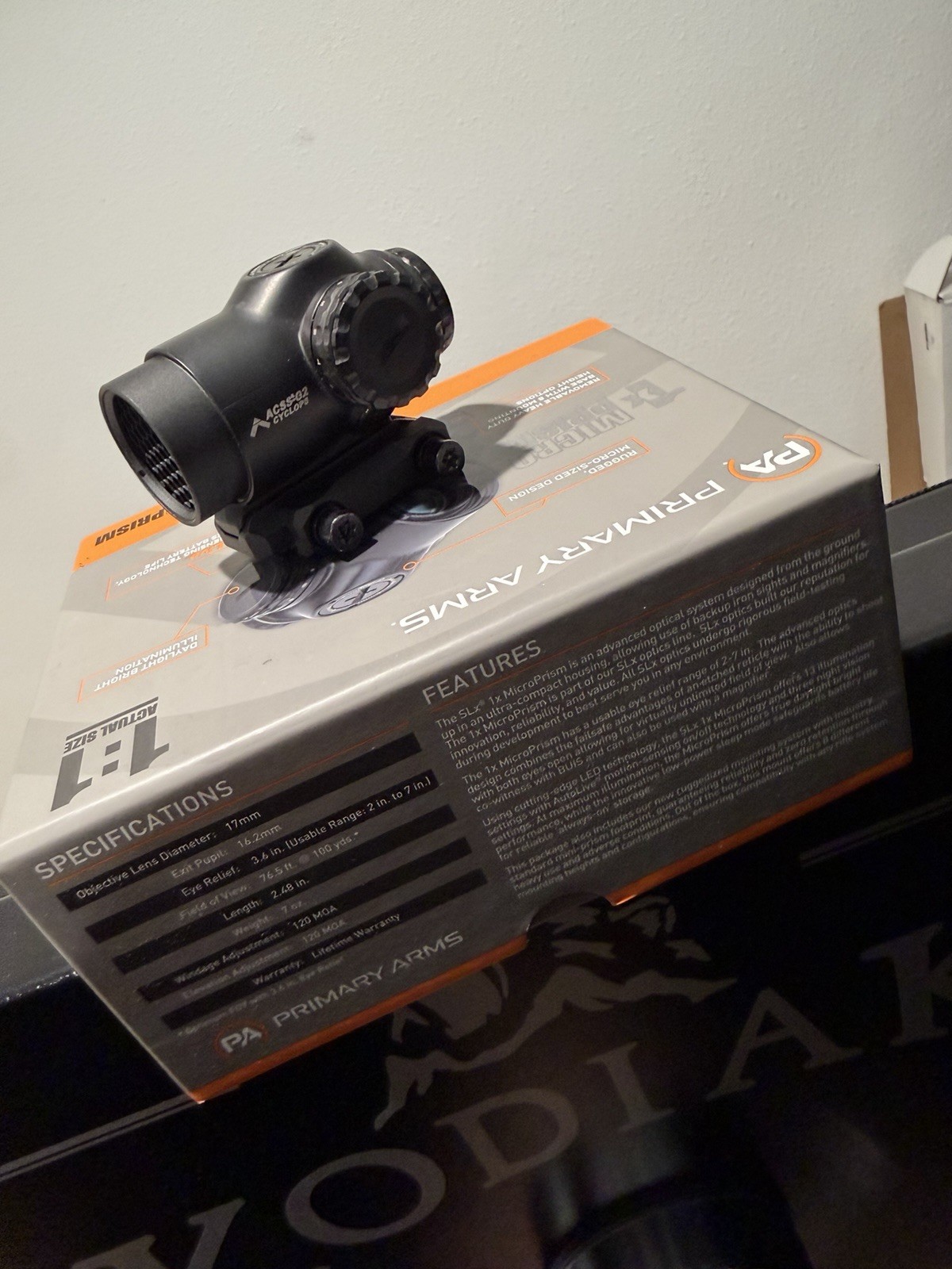 Primary Arms SLX 1X Micro Prism Sight