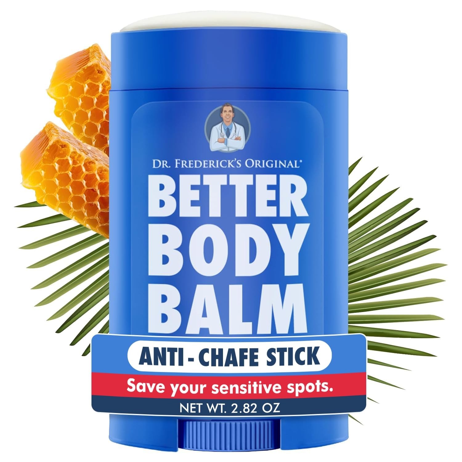 Dr. Frederick's Original Anti Chafing Stick - Better Body Balm - 2.82 oz Big ...