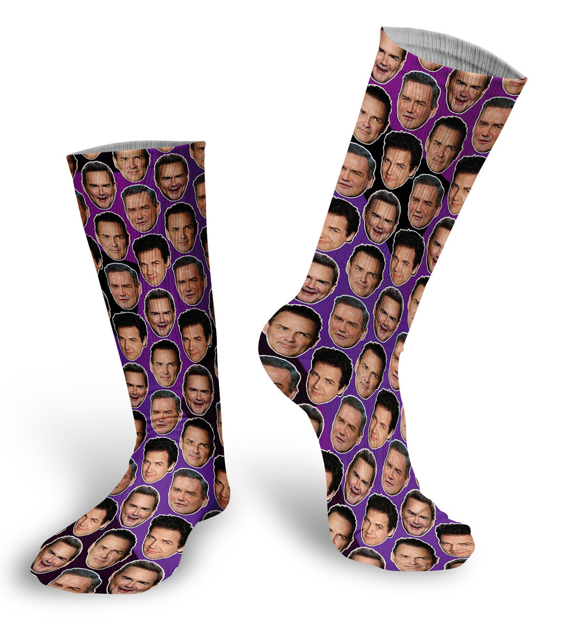 Norm Macdonald Faces Socks