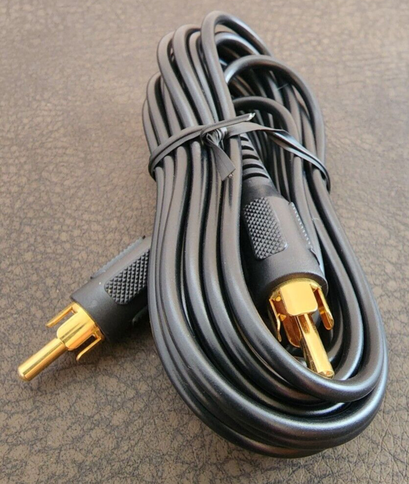 12FT RCA Male to Male Cable Single Coax Audio/Video Subwoofer Cord Gold Plated